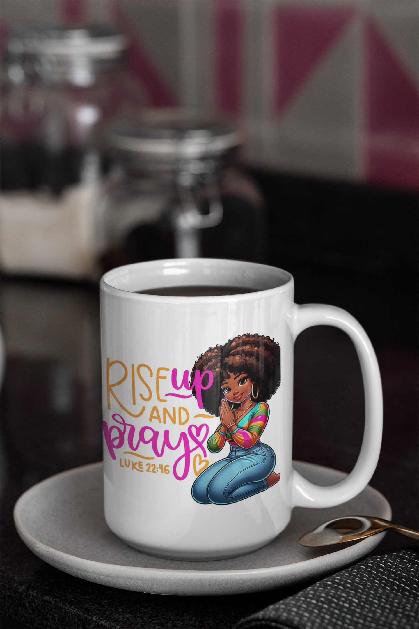 Rise Up And Pray Coffee Mug