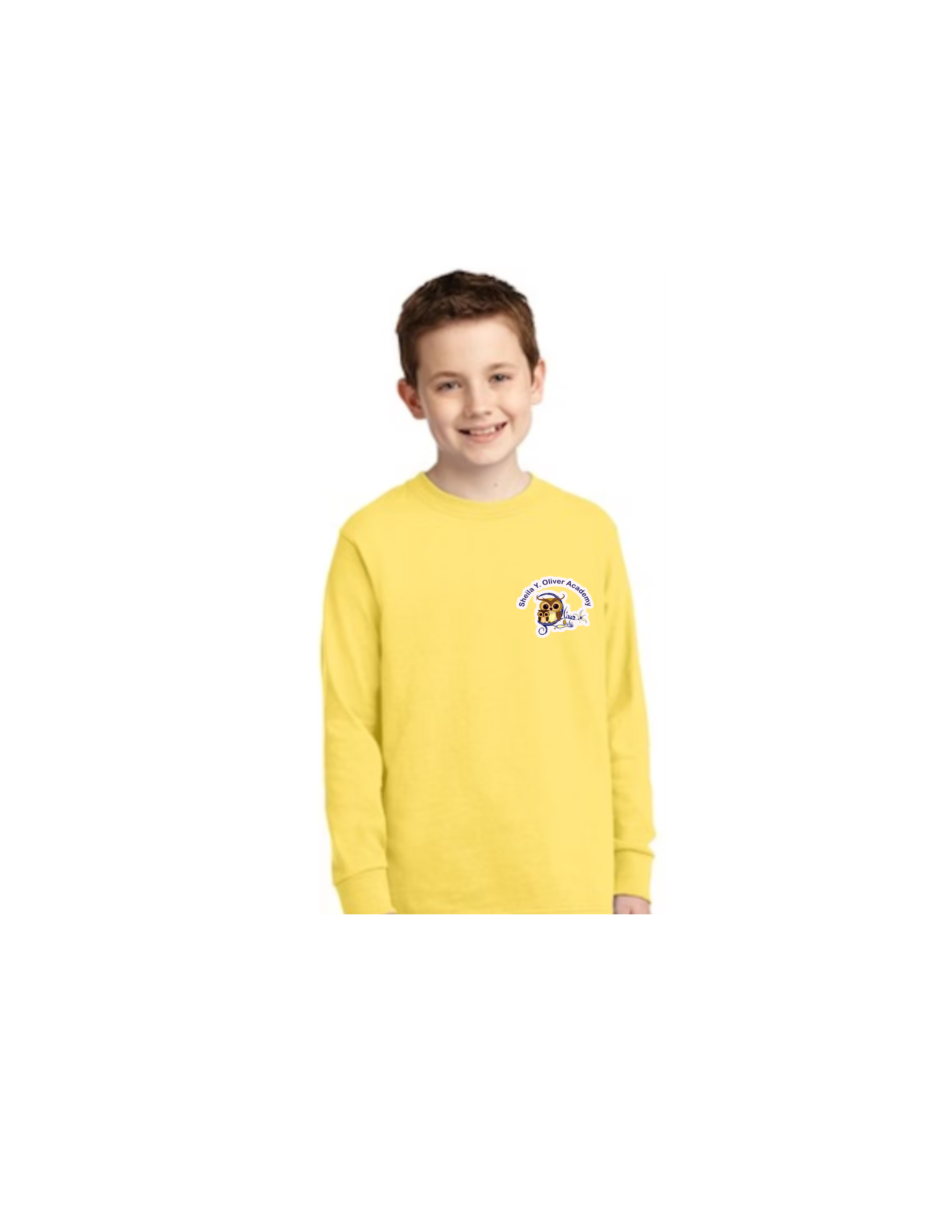 Youth Yellow Long Sleeve Tshirt