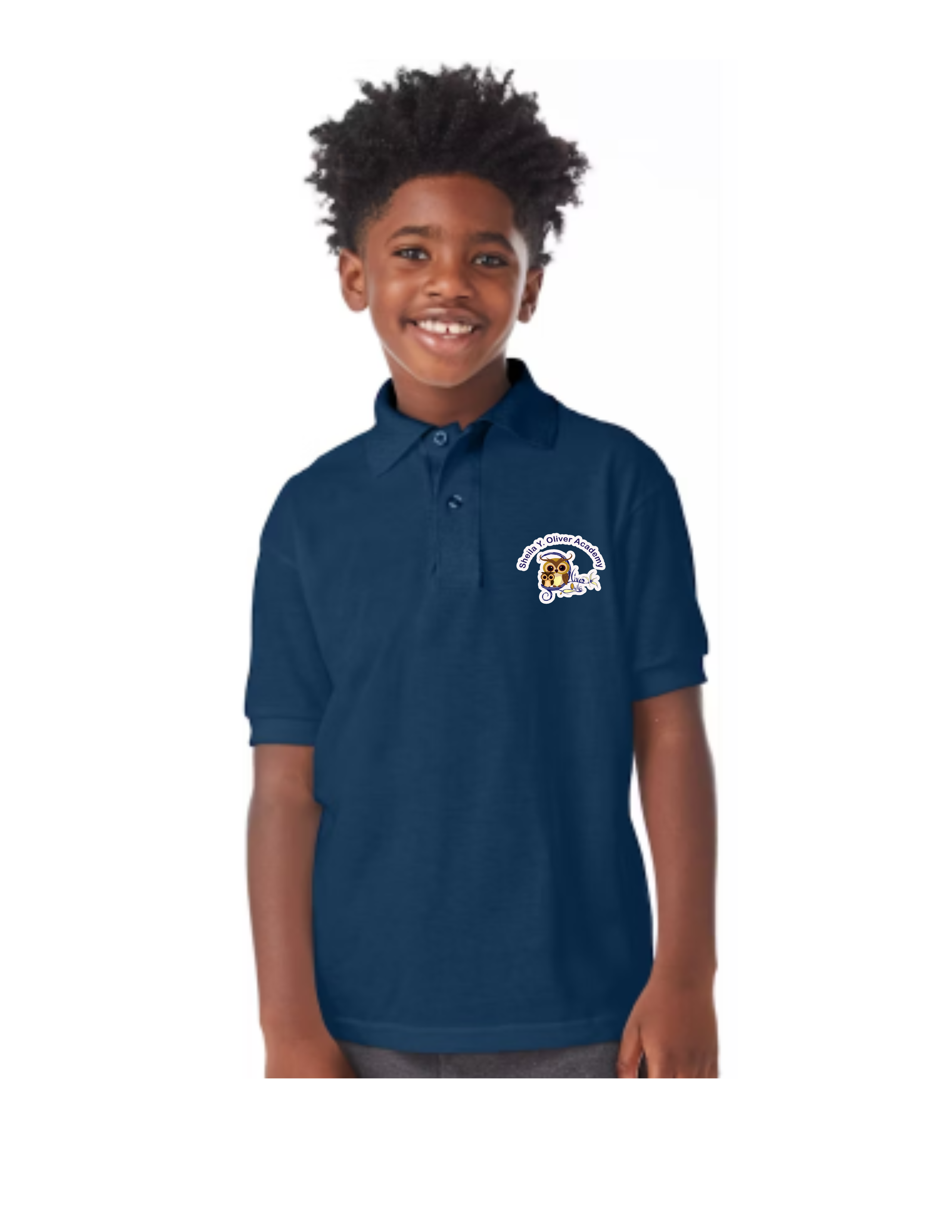 Adult Navy Blue Polo