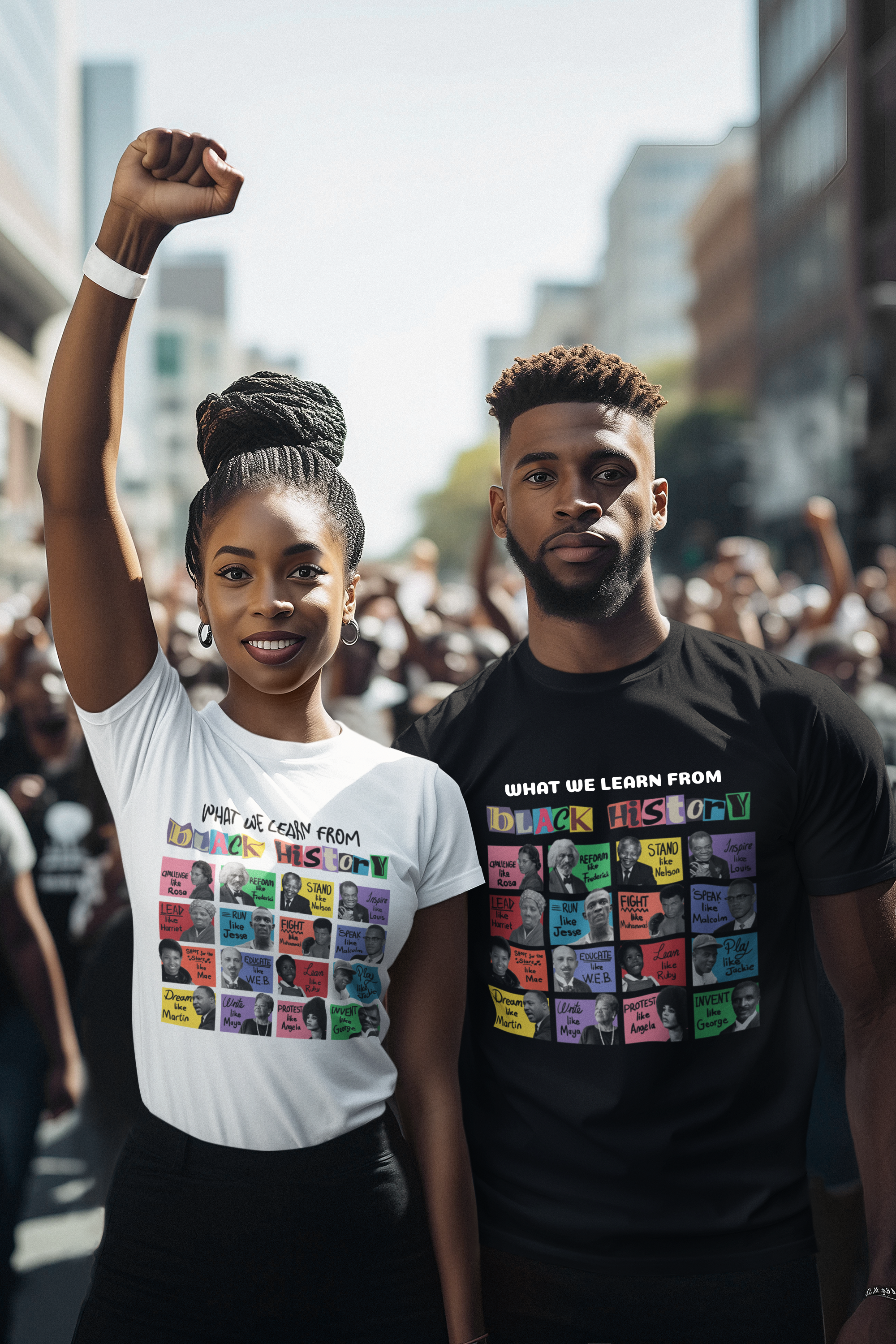 WHAT WE LEARN FROM BLACK HISTORY Tshirt