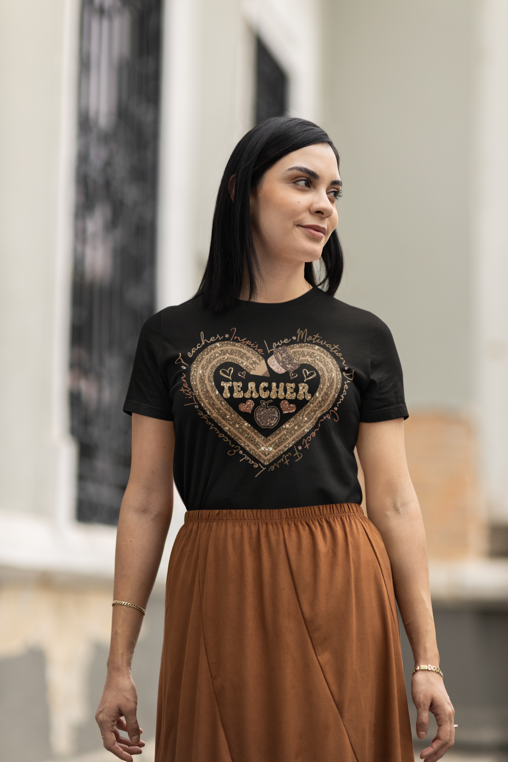 Teacher Heart Tshirt