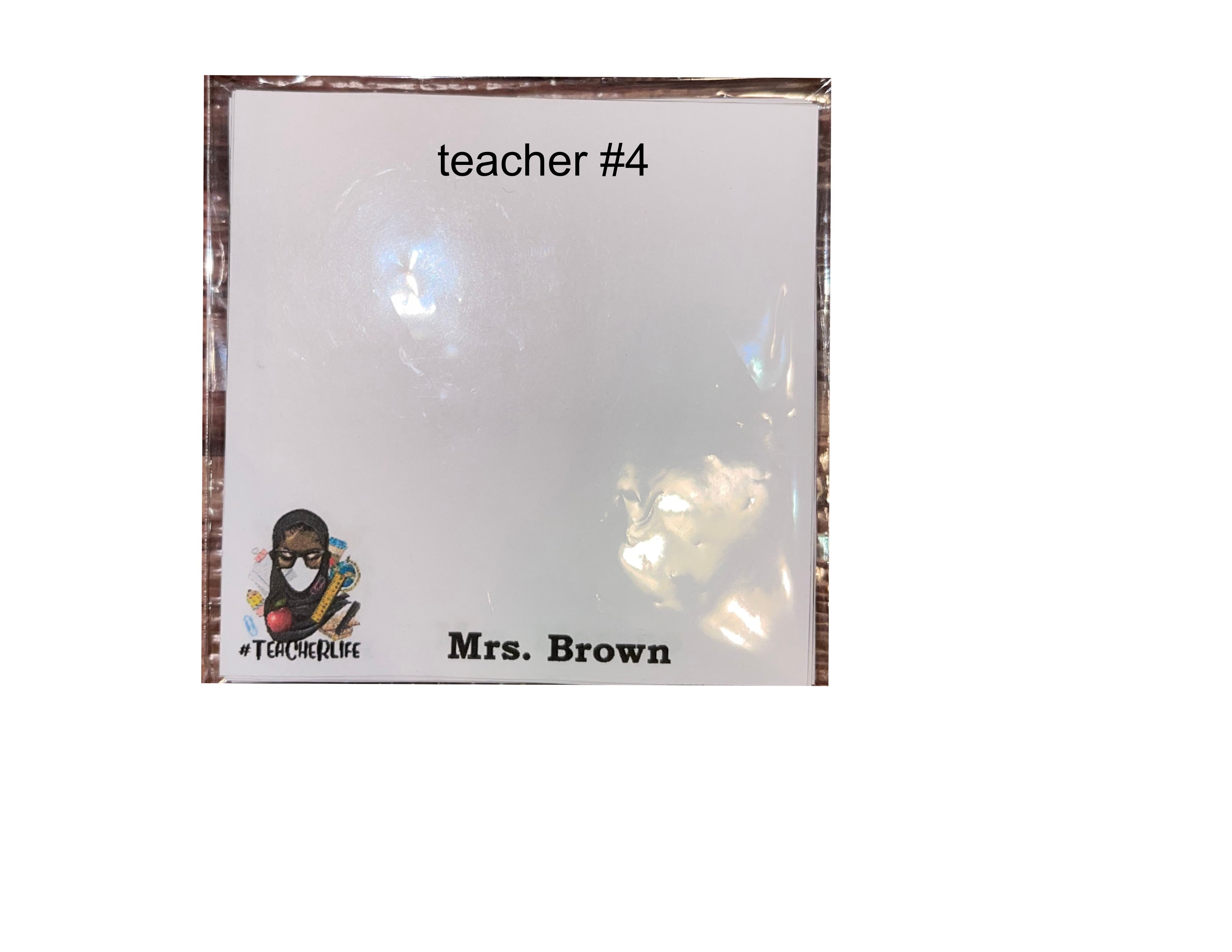 #TEACHERLIFE Post Notes 3x3 Personalized Post Notes