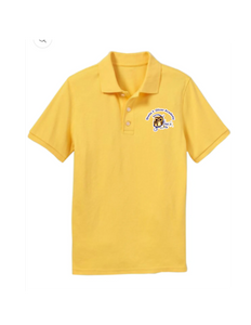 Short Yellow Sleeve Youth Polo