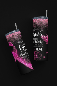 Support the Fighters Breast Cancer Tumbler