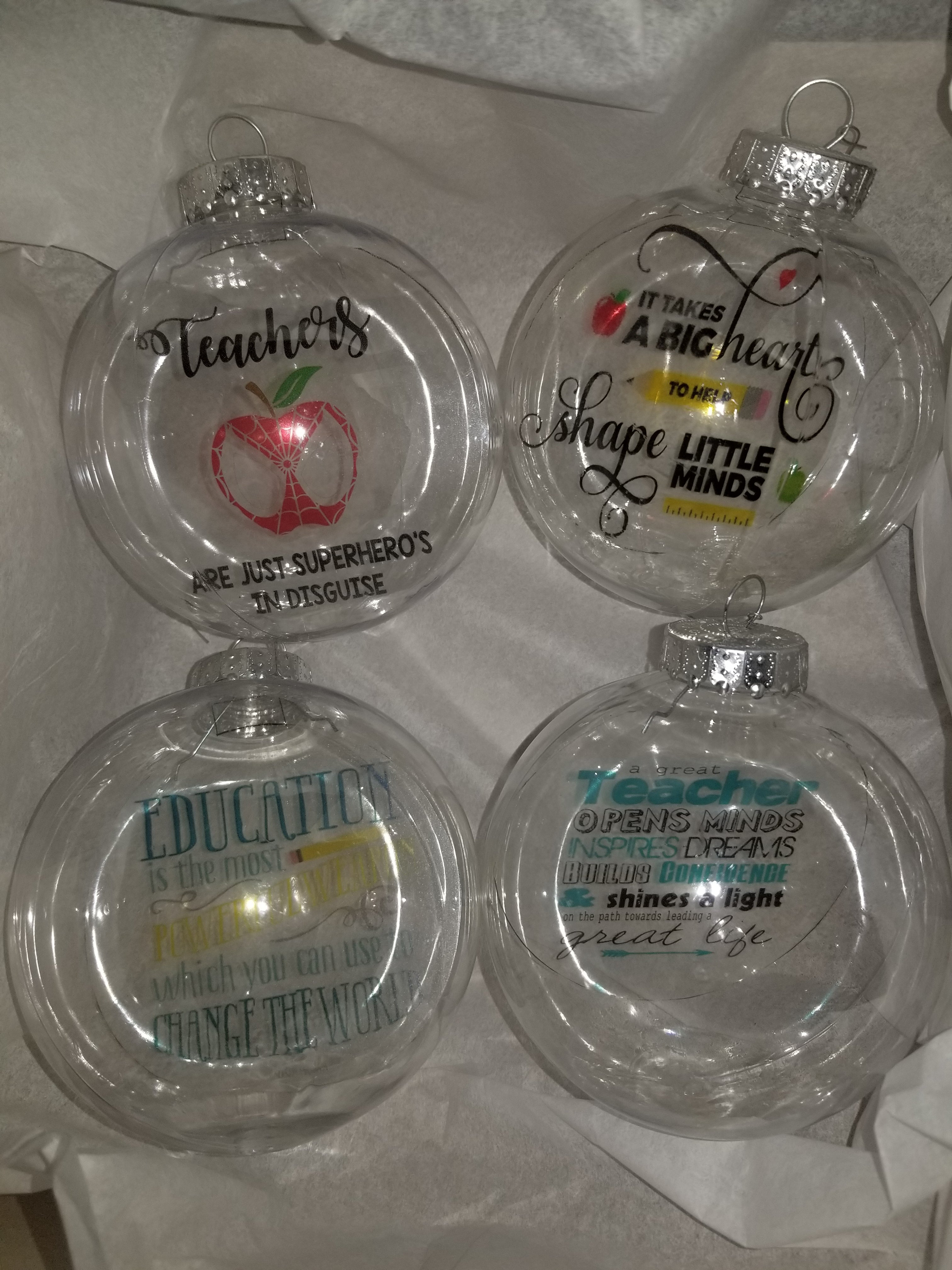 Teacher Themed Ornaments