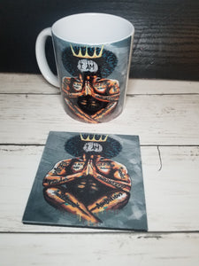 I AM MAN Coffee Mug with matching Coaster