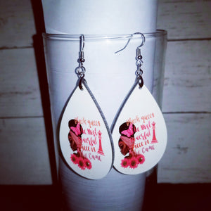 Teardrop Photo Earrings