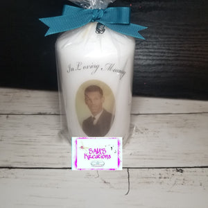 Large Memorial Candle