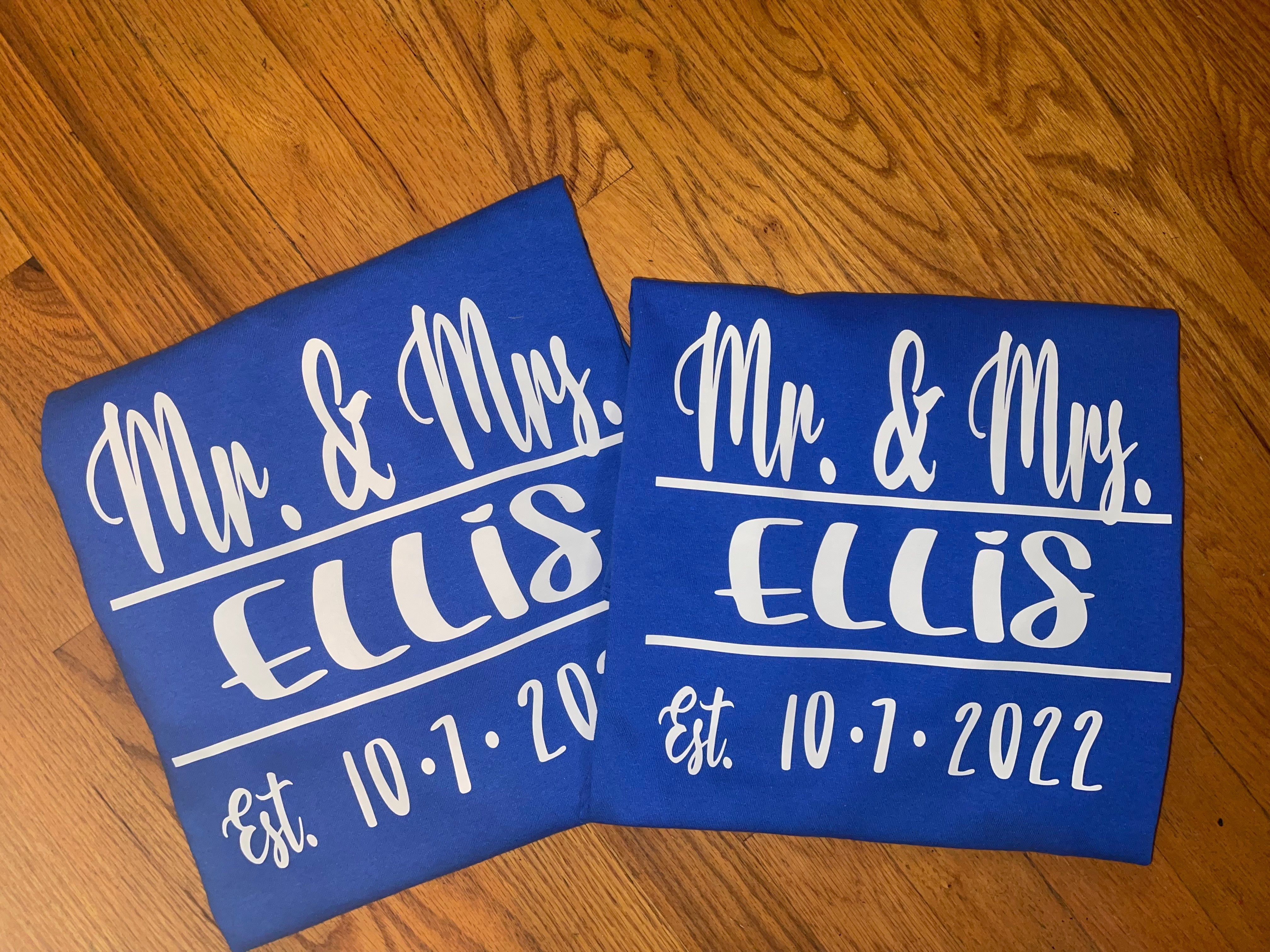 Mr. & Mrs. Couple Tshirt - Male