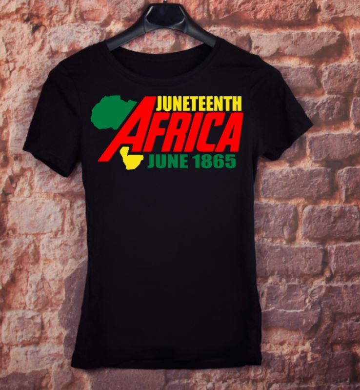 Juneteenth AFRICA JUNE 1865 Tshirt