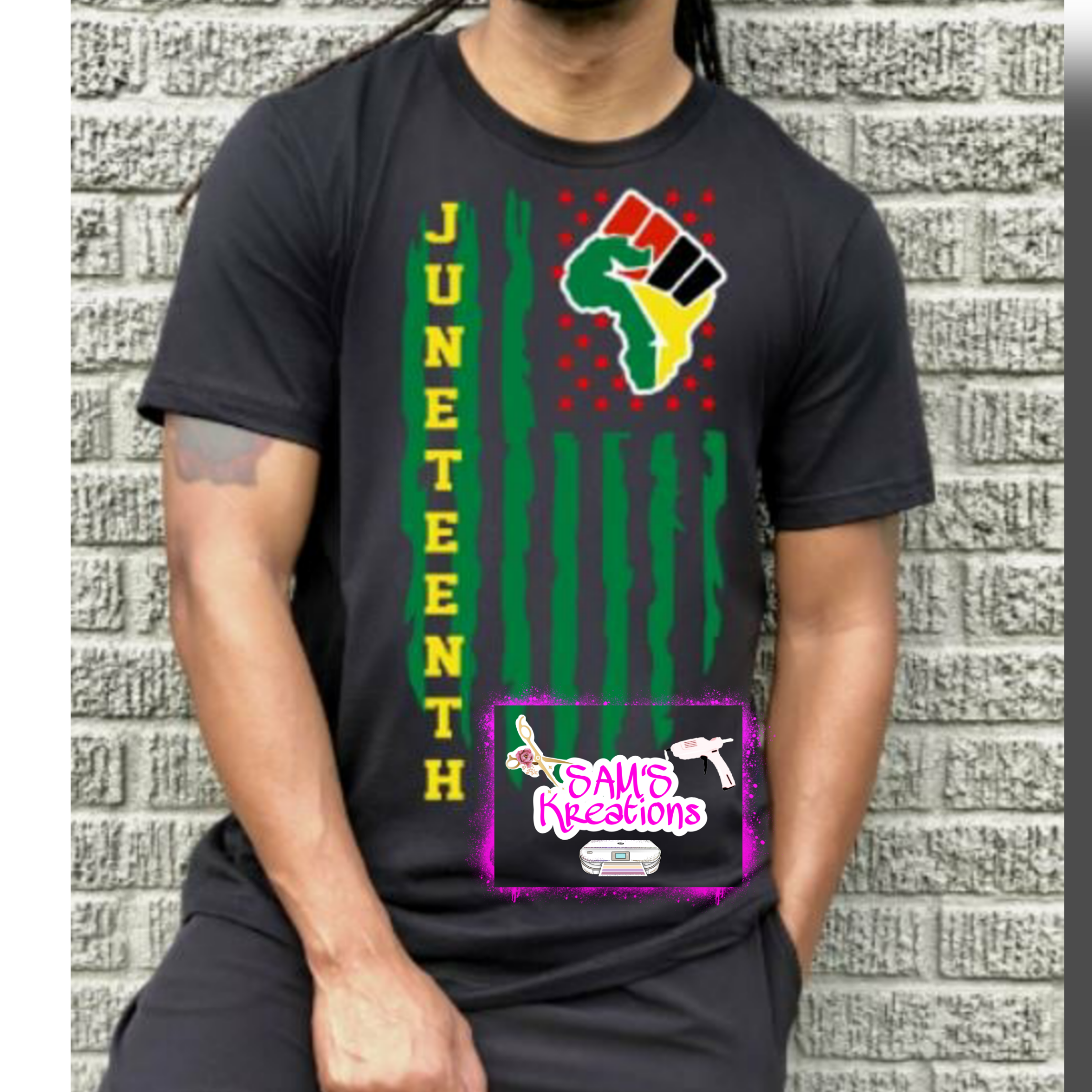 Juneteenth Tshirt Flag Tshirt