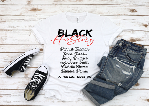 BLACK Her Story Tshirt