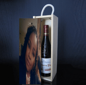 Custom Photo Wine Box