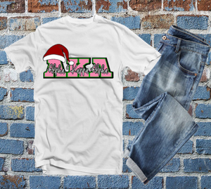 Sorority Santa Hat Tshirt