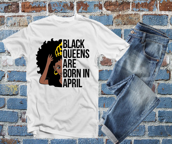 Black Queens Are Born Tshirt