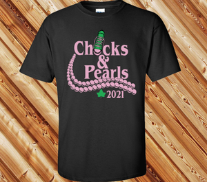 Chucks and Pearls Tshirt