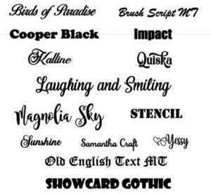 Name Tumbler Set