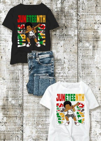 Juneteenth Vibes Only - Kids Tshirt