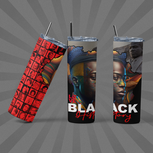 LOVE Black History Male Tumbler w. Ancestors