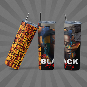 LOVE Black History Male Tumbler w. Ancestors