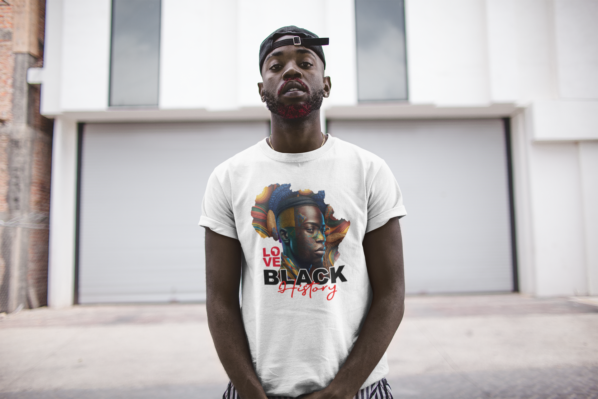 Love Black History Male Tshirt