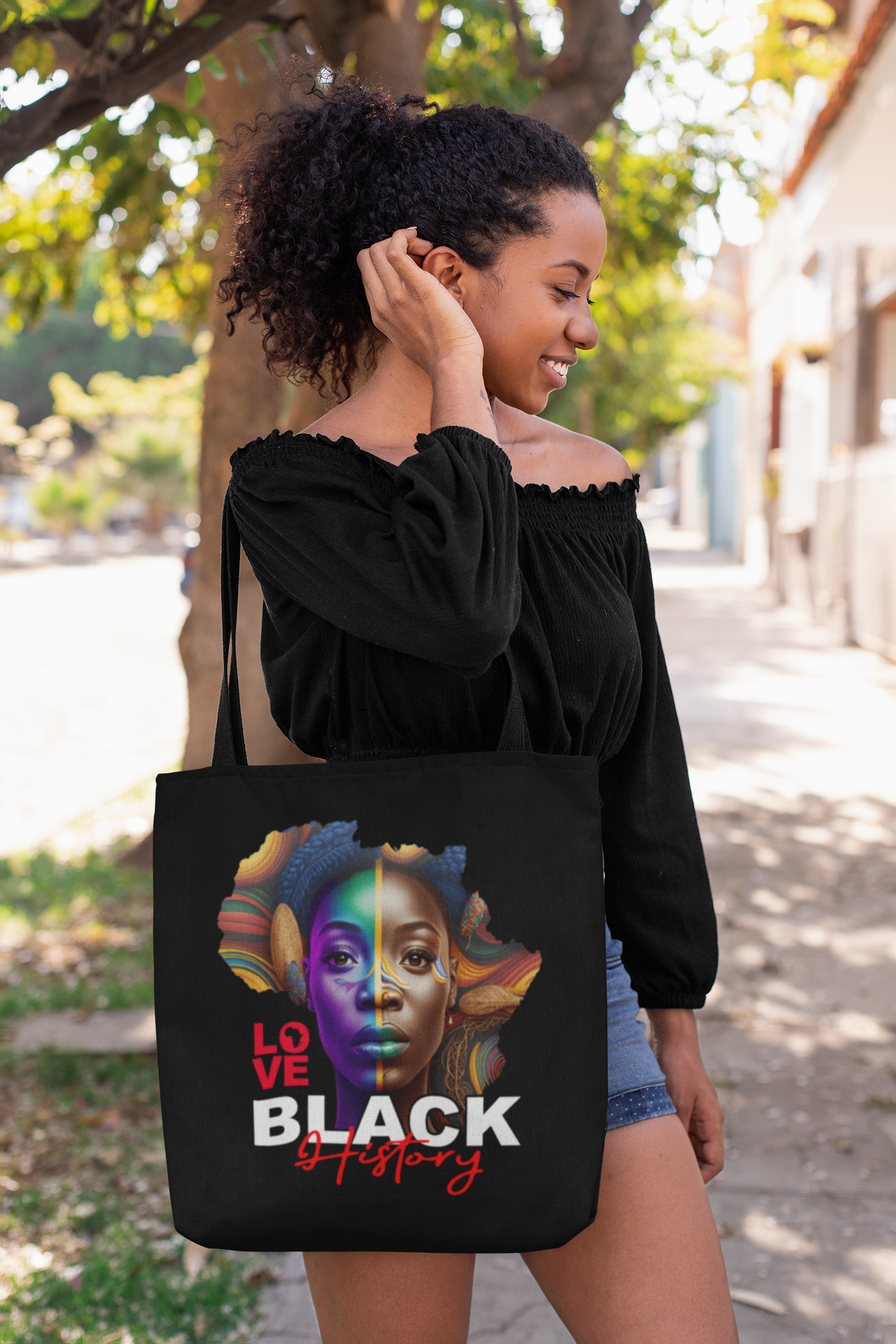 Love Black History Tote Bag