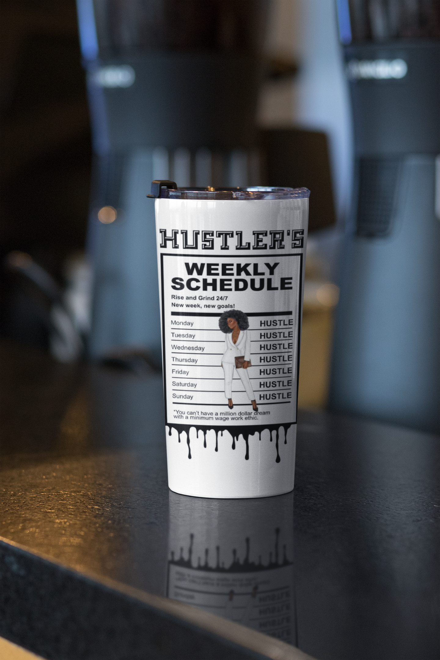 Hustler's Weekly Schedule 20 oz. Tumbler